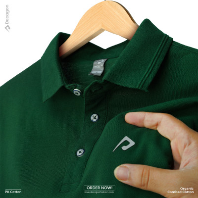 Premium PK Cotton Classic Polo | Dark Green
