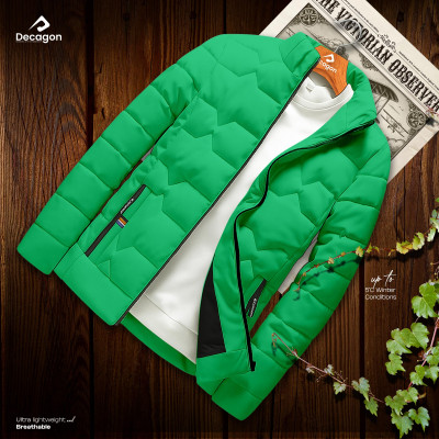 Decagon Windproof Padded Jacket | Shamrock green