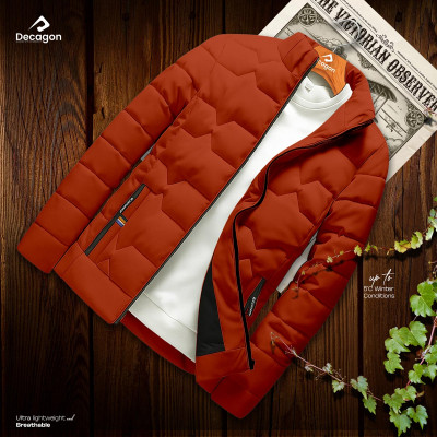 Decagon Windproof Padded Jacket | Brick
