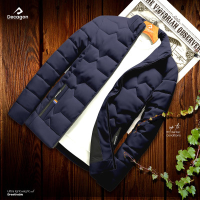 Decagon Windproof Padded Jacket | Navy Blue