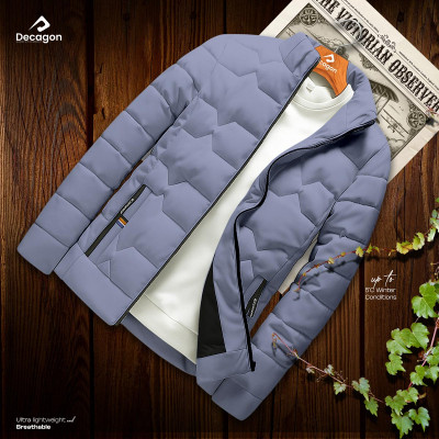 Decagon Windproof Padded Jacket | Silver