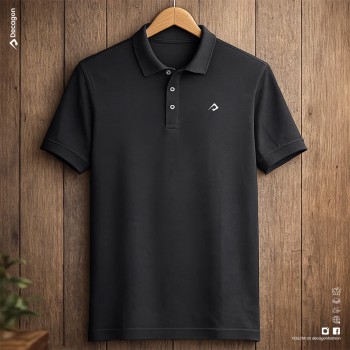 Decagon Premium PK Cotton Classic Polo | Black