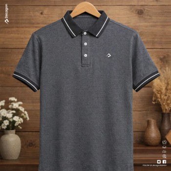 Decagon Premium PK Cotton Classic Polo | Gray
