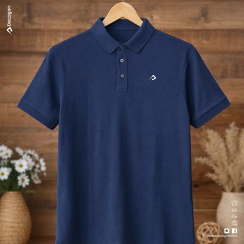 Decagon Premium PK Cotton Classic Polo | Navy Blue