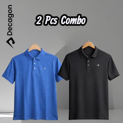 Decagon 2 Pcs Combo Premium PK Cotton Classic Polo
