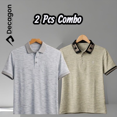 Decagon 2 Pcs Combo Premium PK Cotton Classic Polo