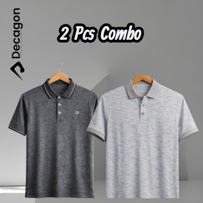 Decagon 2 Pcs Combo Premium PK Cotton Classic Polo